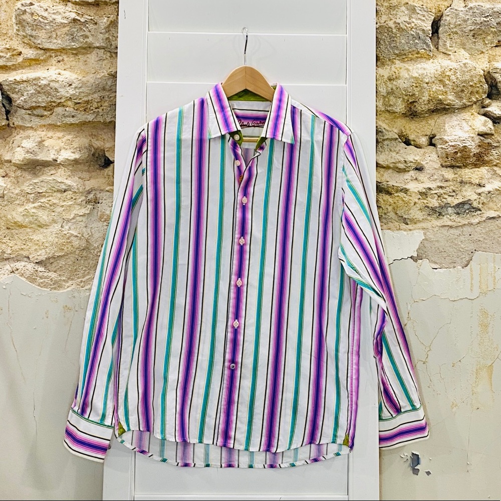 Robert Graham Kids Longsleeve Striped Blouse XL